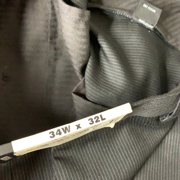 MURANO Black Striped Men’s Dresspants 34” Waist x 32” Inseam - Picture 5 of 11